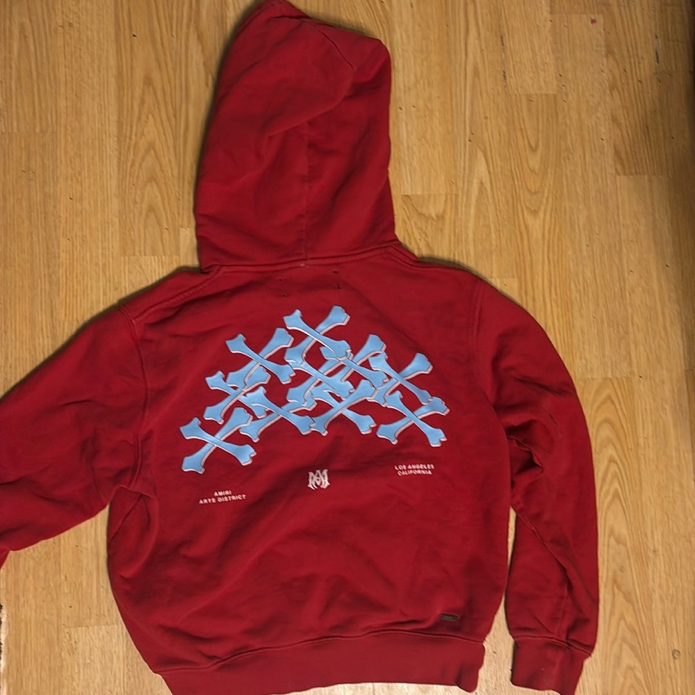 KIDS AMIRI BONES SCRIBBLE HOODIE - Picture 4 of 7